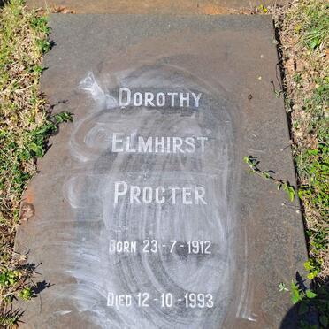PROCTOR Dorothy Elmhirst 1912-1993