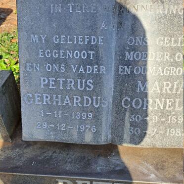 PETTIT Petrus Gerhardus 1899-1976