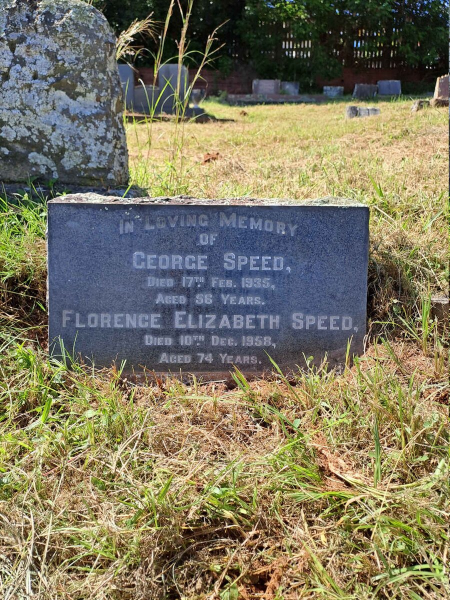 SPEED George -1935 & Florence Elizabeth -1958