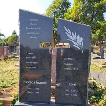 SIDERATOS Isidoros Ioannis 1912-1998 & Leoni 1913-1969