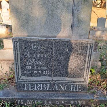 TERBLANCHE Izak Stephanus 1915-1987