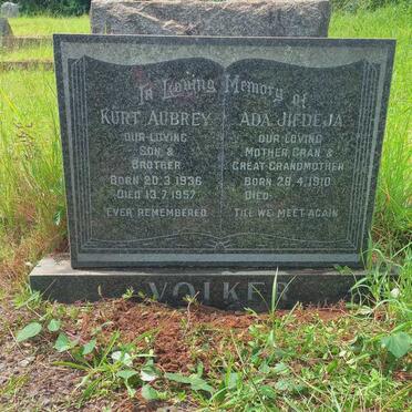 VOLKER Kurt Aubrey 1936-1957 :: VOLKER Ada Jifdeja -1910