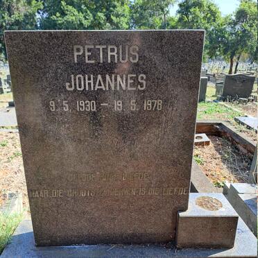 WESTHUYZEN Petrus Johannes, van der 1930-1978