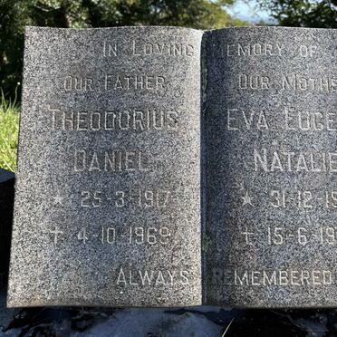WASSERMAN Theodorius Daniel 1917-1969 & Eva Eugene Natalie L'HOMME 1919-1969