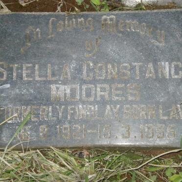 MOORES Stella Constance formerly FINDLAY nee LAW 1921-1995