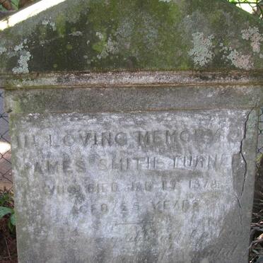 TURNER James Smith -1878