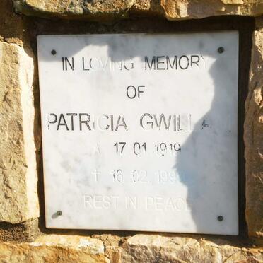 GWILLAM Patricia 1919-1999