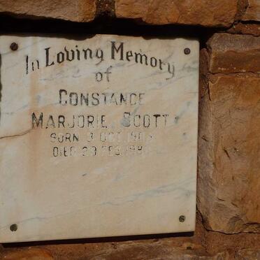 SCOTT Constance Marjorie 190?-198? 