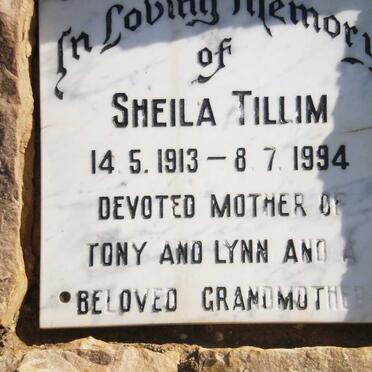 TILLIM Sheila 1913-1994