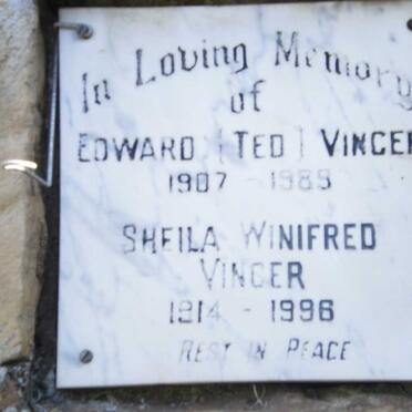 VINGER Edward 1907-1985 &amp; Sheila Winifred 1914-1996