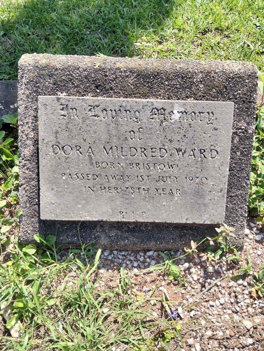 WARD Dora Mildred nee BRISTOW -1970