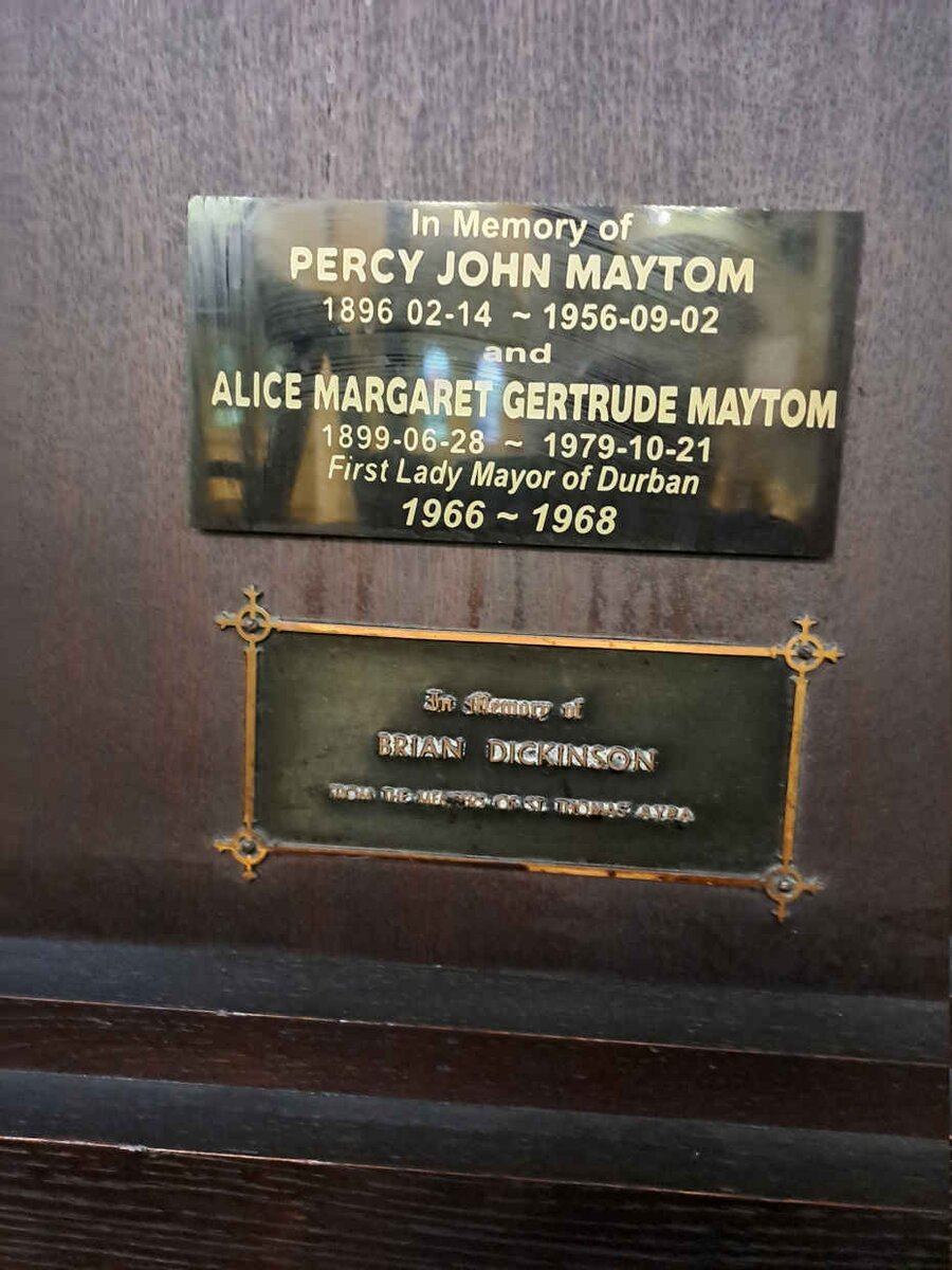 MAYTOM Percy John 1896-1956 & Alice Margaret Getrude 1899-1979 :: DICKINSON Brian