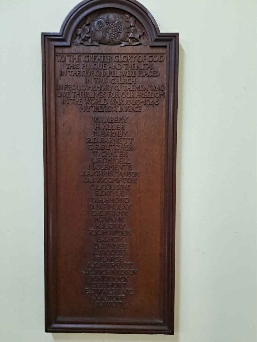 09. Memorial plaque - WWII 1939-1945