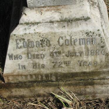 COLEMAN Edward -1896