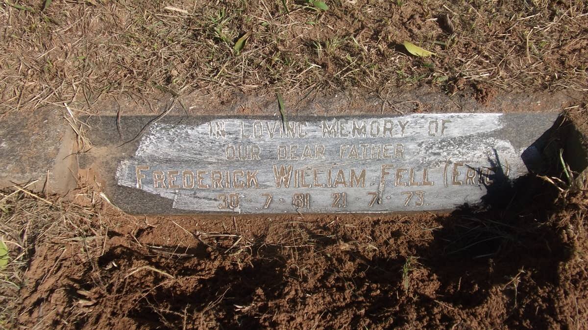 FELL Alice Elizabeth nee TAYLOR 1880-1942 :: FELL Frederick William 1881-1973 :: FELL Doreen 1902-1982