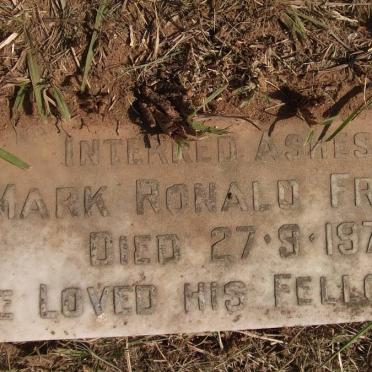 FRICKER George Harold -1970 :: FRICKER Mark Ronald -1972 