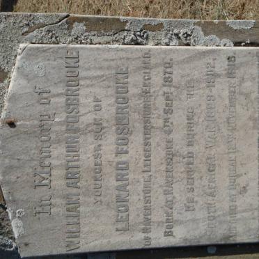 FOSBROOKE William Arthur 1870-1918