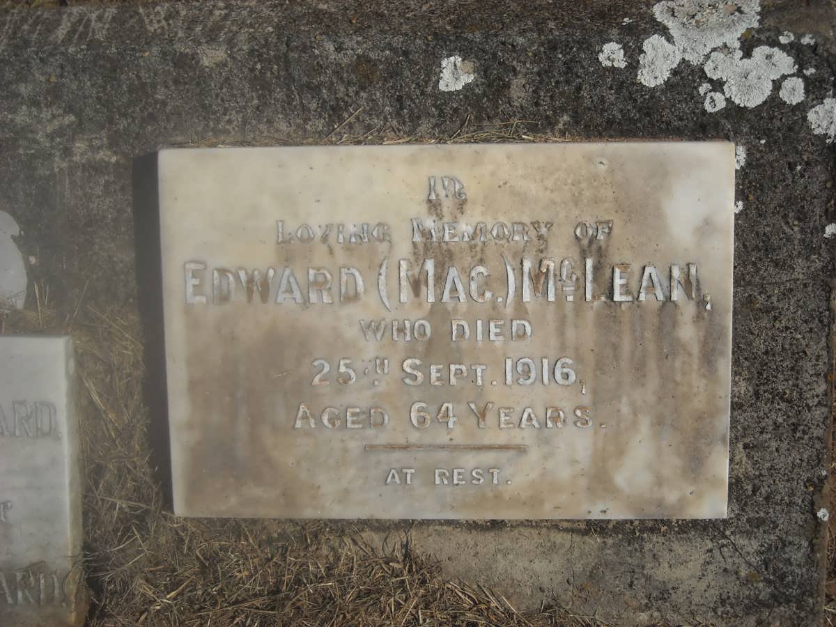 HUBBARD Lucy Margaret 1884-1923 :: HUBBARD Fred Stephen 1922-1923 :: McLEAN Edward -1916