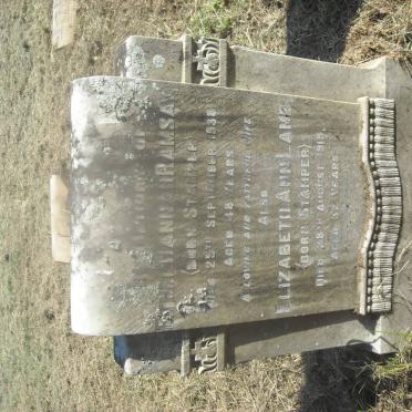 RAMSAY Ethel Hannah nee STAMPER -1938 :: LAMB Elizabeth Ann nee STAMPER -1919