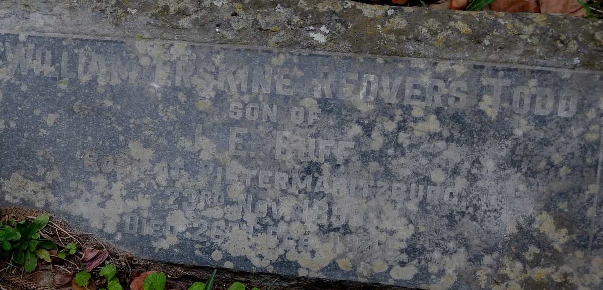 DUFF William Erskine Redvers Todd 1899-1946