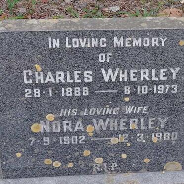 WHERLEY Charles 1888-1973 &amp; Nora 1902-1980