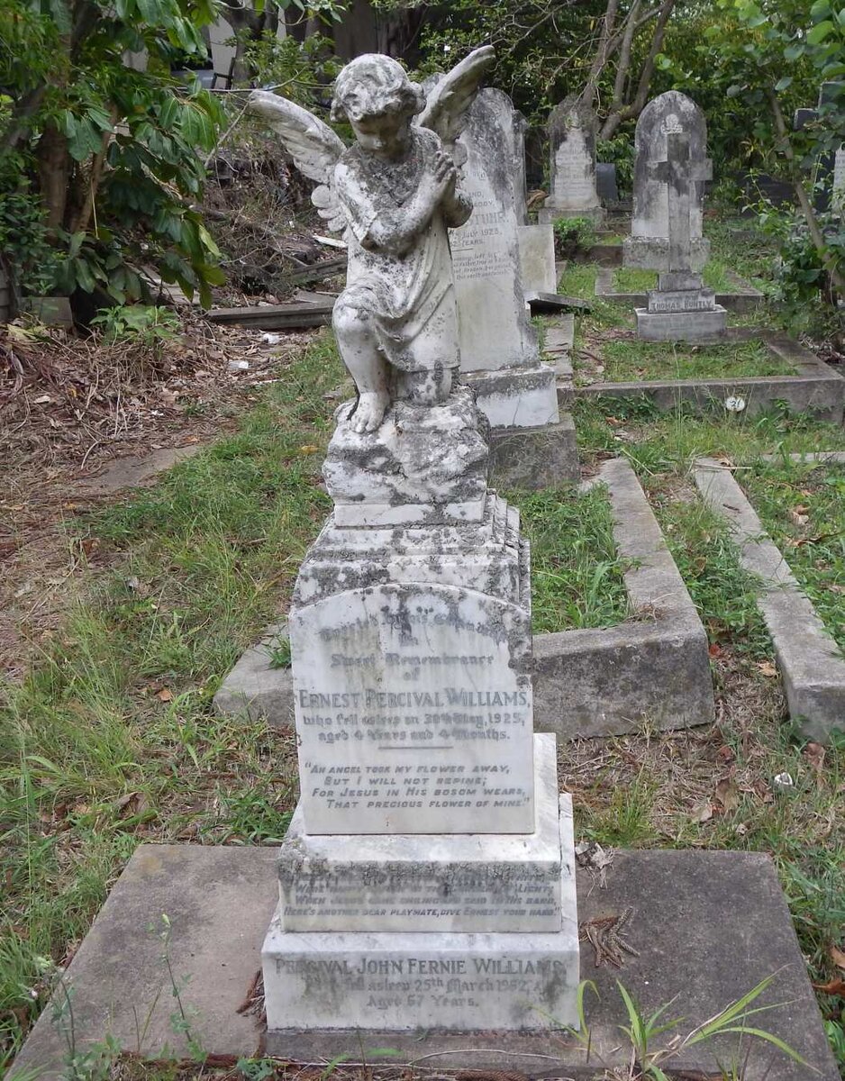 WILLIAMS Percival John Fernie -1962 :: WILLIAMS Ernest Percival -1925