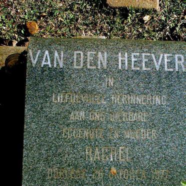 HEEVER Rachel, van den -1977