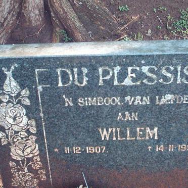 PLESSIS Willem, du 1907-1993