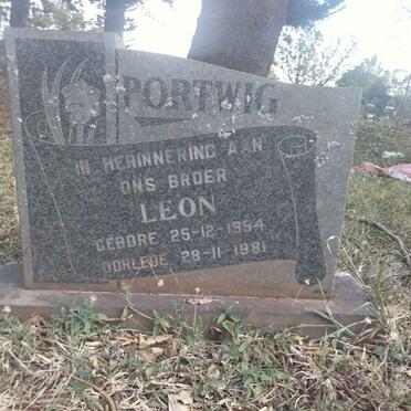 PORTWIG Leon 1954-1981