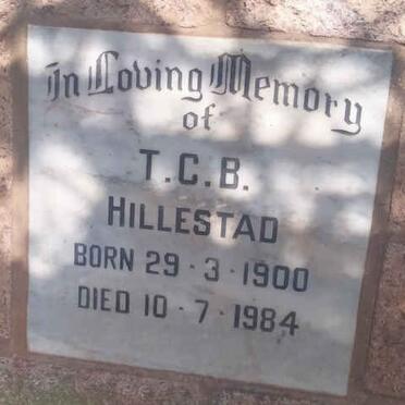 HILLESTAD T.C.B. 1900-1984
