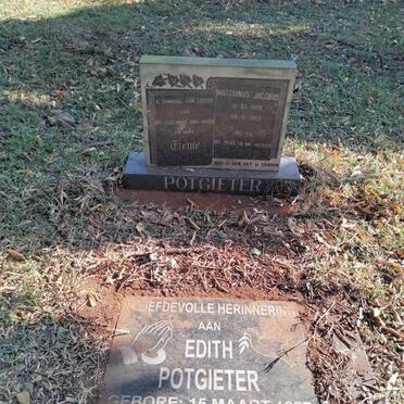 POTGIETER Marthinus Jacobus 1928-1983 :: POTGIETER Edith 1927-2016