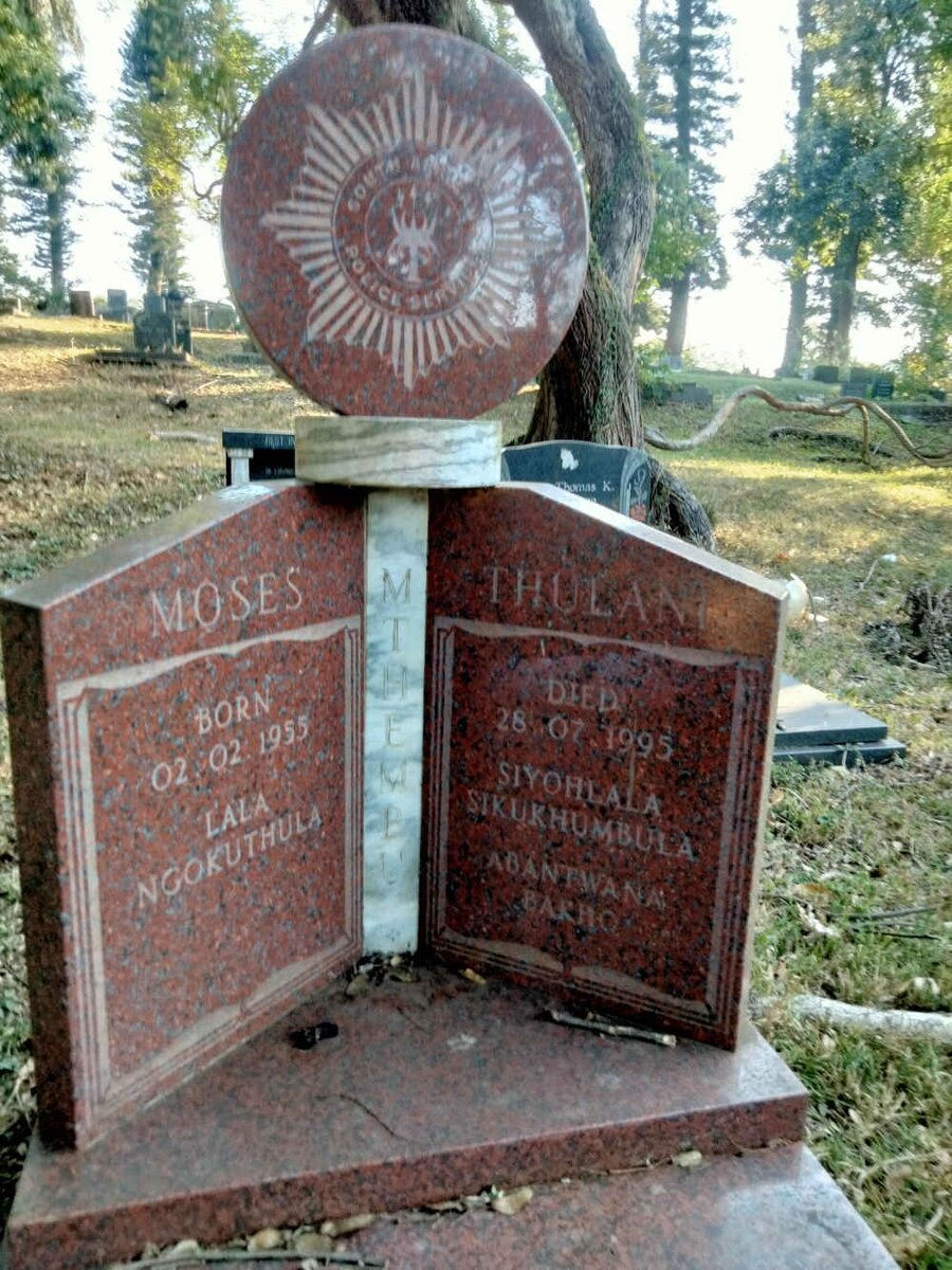 MTHEMBU Moses Thulani1955-1995