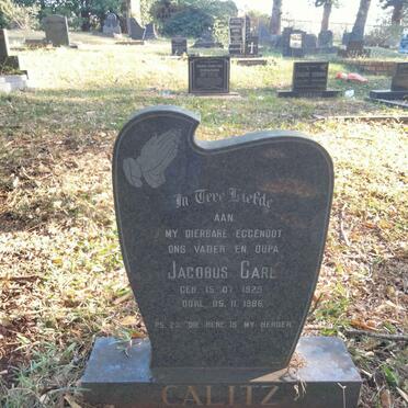 CALITZ Jacobus Carl 1929-1986
