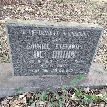 BRUIN Gabriel Stefanus, de 1929-1994