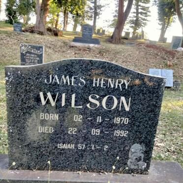 WILSON James Henry 1970-1992