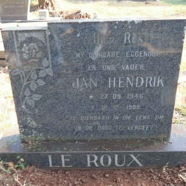 ROUX Jan Hendrik, le 1946-1985