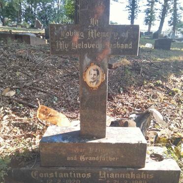 YIANNAKAKIS Constantinos 1920-1989