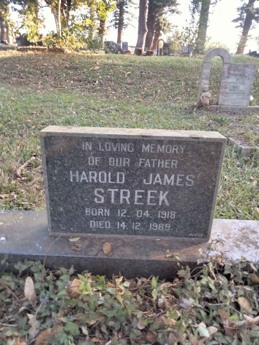 STREEK Harold James 1918-1989