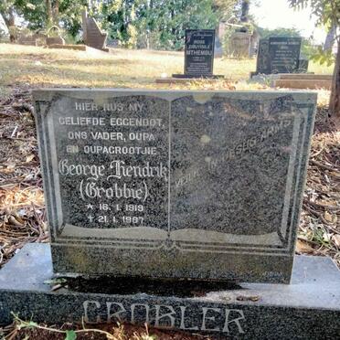 GROBLER George Hendrik 1919-1987