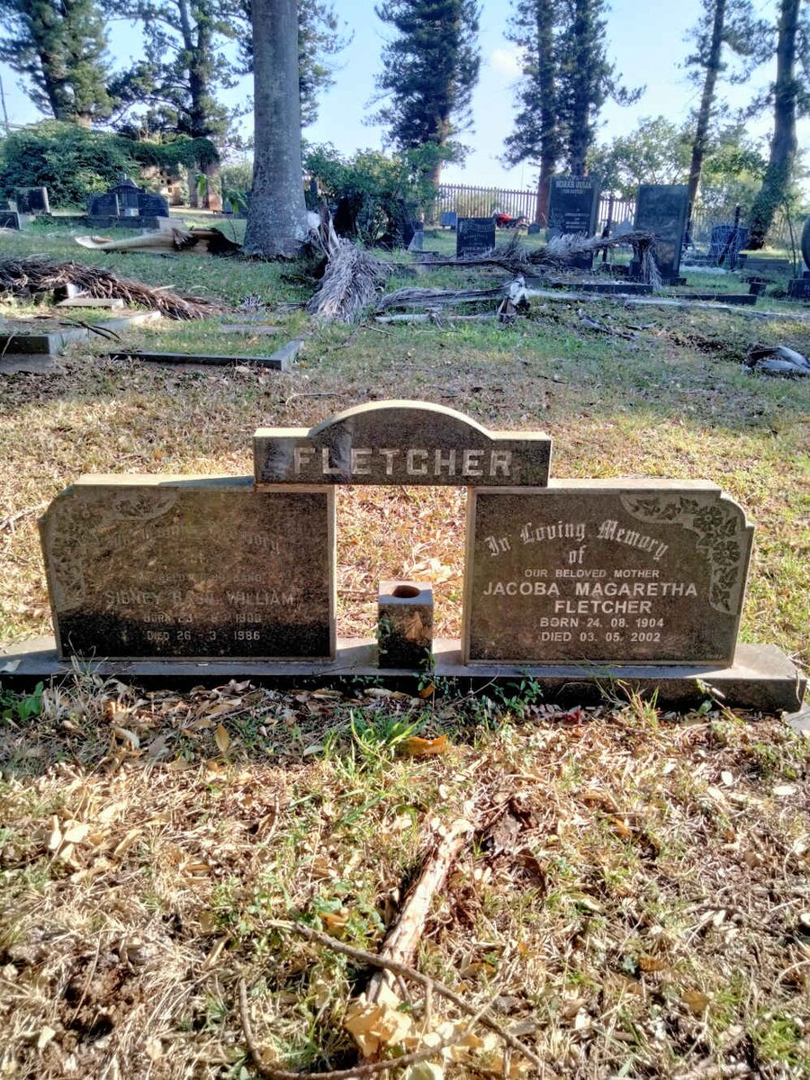 FLETCHER Sidney Basil William 1900-1986 & Jacoba Magaretha 1904-2002