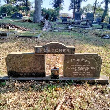 FLETCHER Sidney Basil William 1900-1986 & Jacoba Magaretha 1904-2002