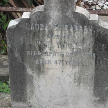 WOODS Laura Elizabeth nee SYMONS 1844-1892