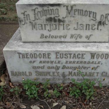 WOODS Marjorie Janet nee CLUSE -1912