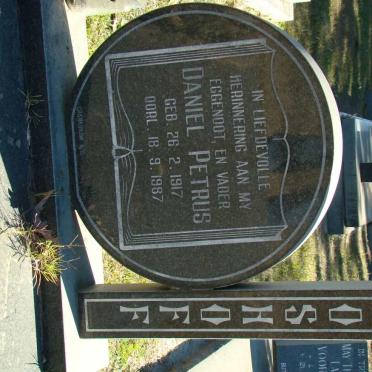 BOSHOFF Daniel Petrus 1917-1987