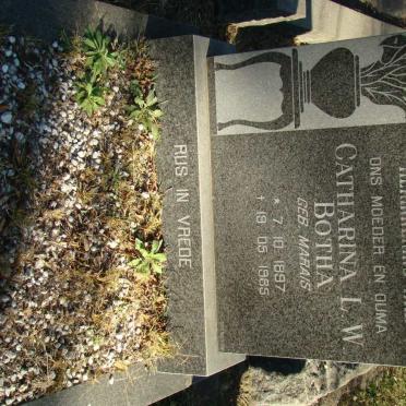 BOTHA Catharina L.W. nee MARAIS 1897-1985