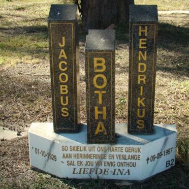 BOTHA Jacobus Hendrikus 1929-1997