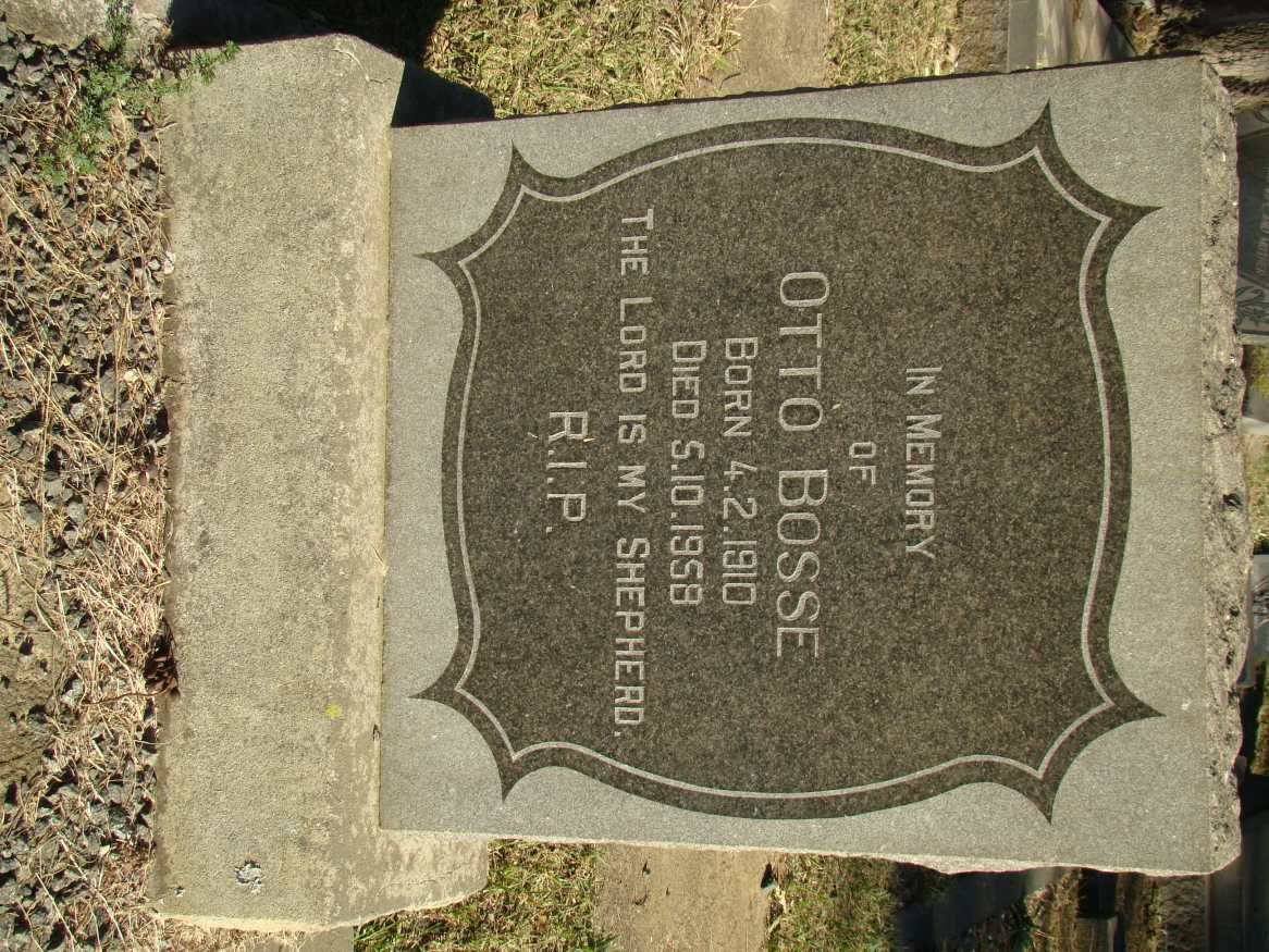 BOSSE Otto 1910-1958