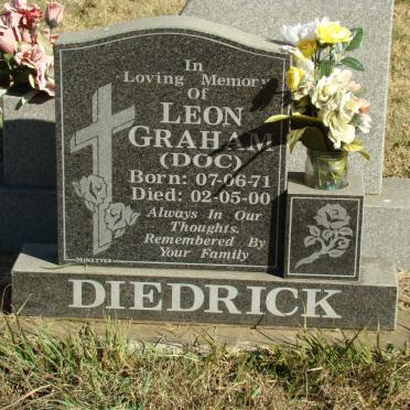 DIEDRICK Leon Graham 1971-2000