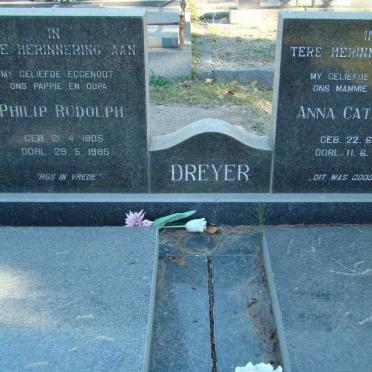 DREYER Philip Rudolph 1905-1985 &amp; Anna Catherina 1911-1964