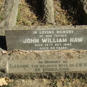 HAW John William -1942 &amp; Eleanor